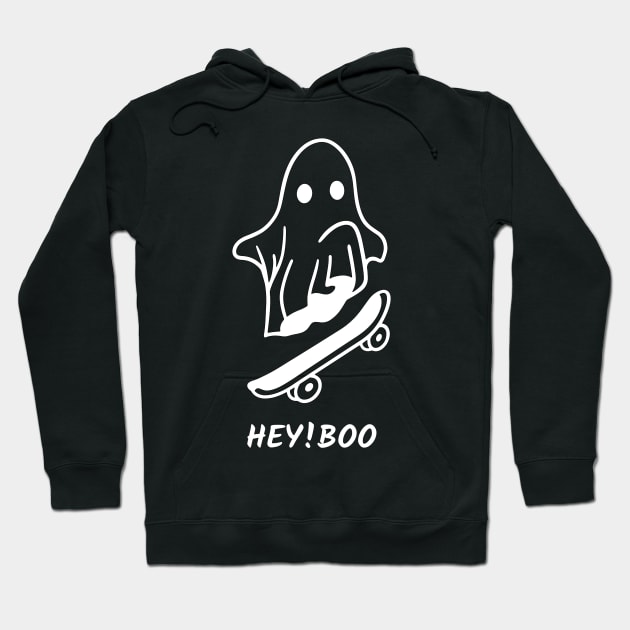 Hey Boo Hoodie by attire zone